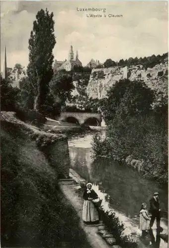 Luxembourg - L Alzette a Clausen -100060