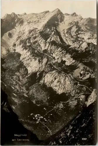 Megglisalp mit Säntisweg -490176