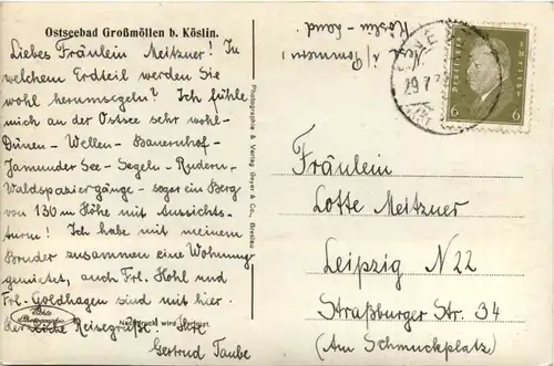 Ostseebad Grossmöllen bei Köslin -489344