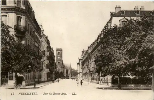 Neuchatel - Rue des Beaux Arts -489790
