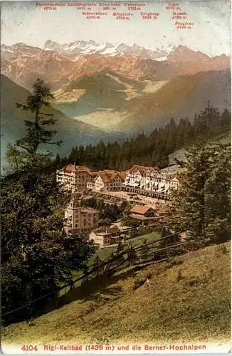 Rigi Kaltbad und die Berner Hochalpen -489786