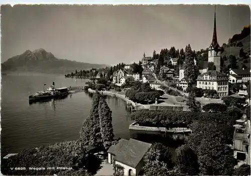 Weggis mit Pilatus -490336