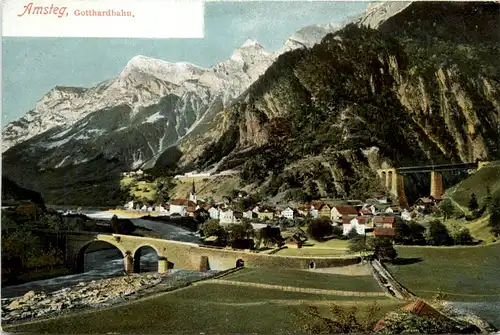 Amsteg - Gotthardbahn -490456