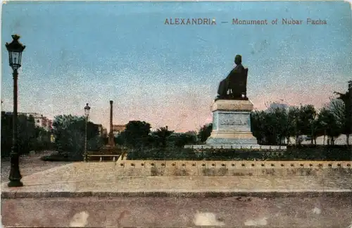 Alexandria - Monument of Nubar Pachalace -100580