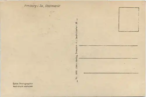 Freiberg in Sachsen - Obermarkt -491320