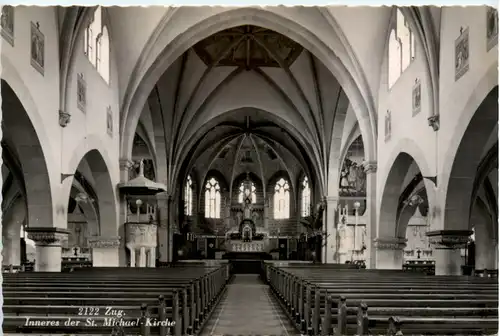Zug - Inneres der St. Michael Kirche -490266