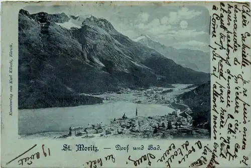 St. Moritz - Dorf und Bad -466776