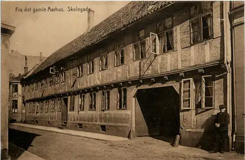 Skolegade - Fra det gamle Aarhus -100740