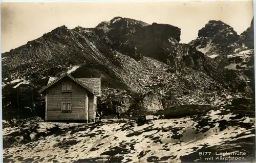Leglerhütte mit Kärpfstock -489998