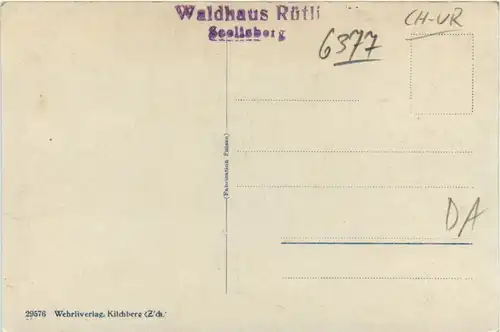 Seelisberg - Waldhaus Rütli -489772