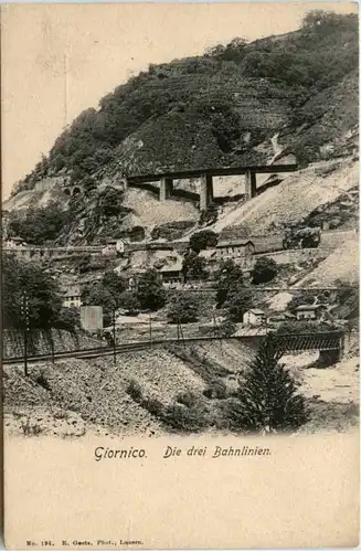 Giornico - Die drei Bahnlinien -489812