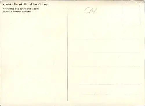 Rheinkraftwerk Birsfelden -490790