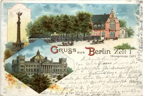 Gruss aus Berlin - Zelt 1 - Litho -489274
