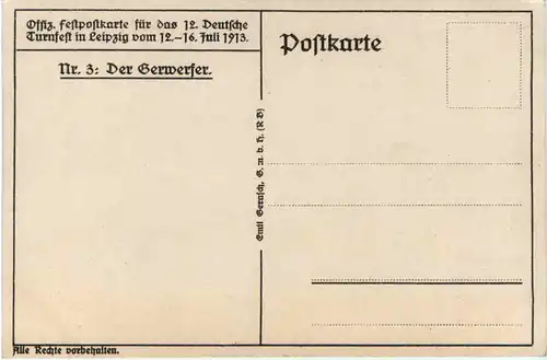 Leipzig - 12. Deutsches Turnfest 1913 -491276