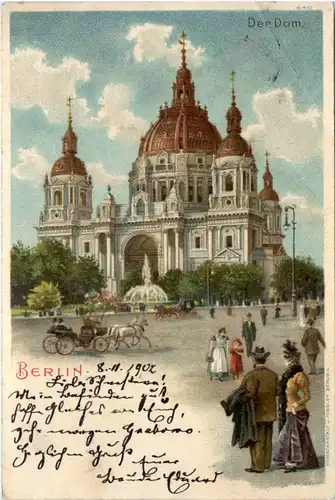 Berlin - Der Dom - Litho -489314