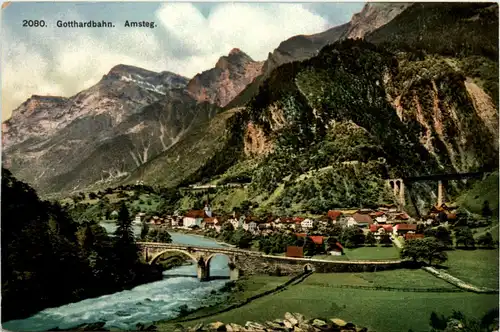 Amsteg - Gotthardbahn -490946