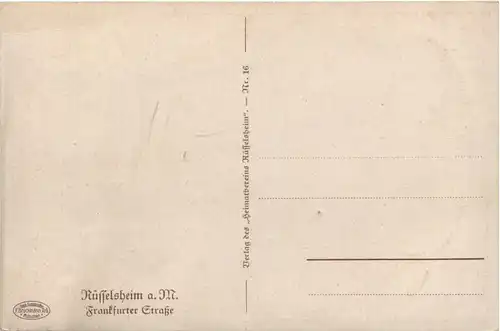 Rüsselsheim - Frankfurter Strasse -491126