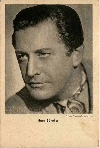 Hans Söhnker - Schauspieler -491596