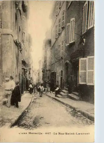 Marseille - La Rue Saint Laurent -489650