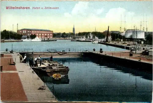 Wilhelmshaven - Hafen und Schleussen -492100