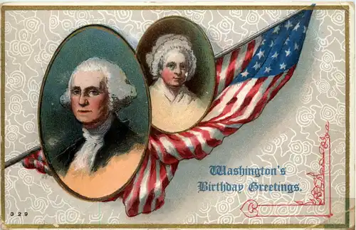Washington Birthday Greetings -467620