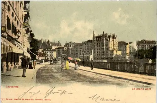 Lausanne - Le grand pont -489768