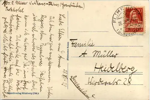 Flims - Signinagruppe und Waldhäuser -490958