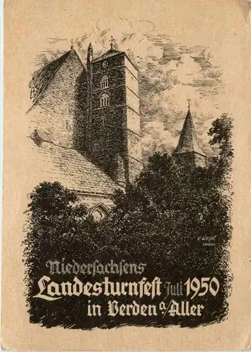 Verden - Niedersachsens Landesturnfest 1950 -491234
