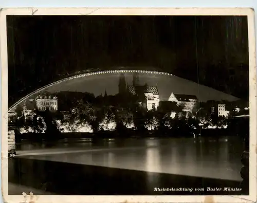 Rheinbeleuchtung vom Basler Münster -490832