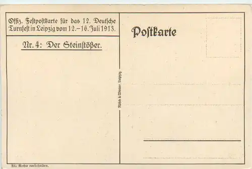 Leipzig - 12. Deutsches Turnfest 1913 -491274