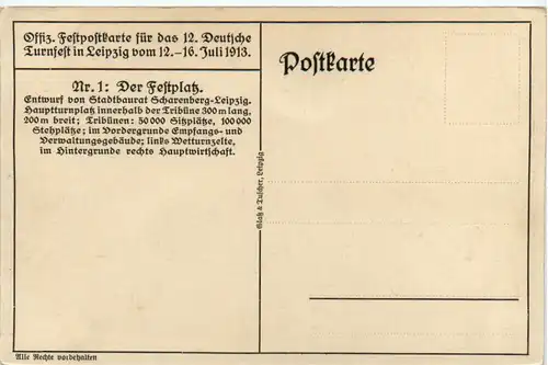 Leipzig - 12. Deutsches Turnfest 1913 -491278