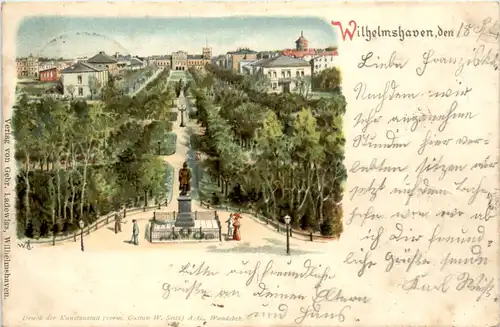 Wilhelmshaven - Litho -492076