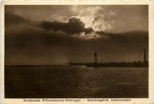 Wilhelmshaven - Stimmungsbild Hafeneinfahrt -491830