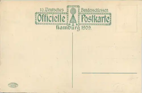 Hamburg - 16. Deutsches Bundesschiessen 1909 -491292