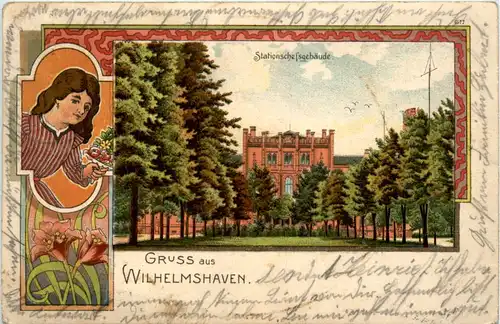 Gruss aus Wilhelmshaven - Litho -492196