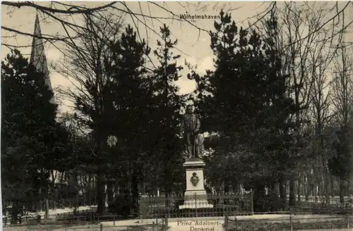 Wilhelmshaven - Prinz Adalbert Denkmal -492070