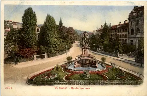 St. Gallen - Broderbrunnen -490468