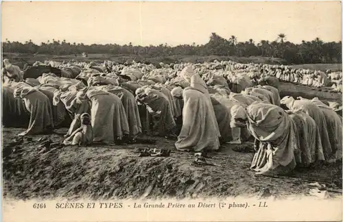 Scenes et Types - La Grande Priere au Desert -468326