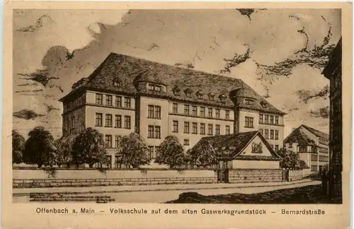 Offenbach am Main - Volksschule auf dem alten Gaswerksgrundstück -492980