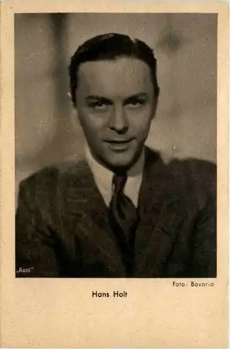 Hans Holt - Schauspieler -491572