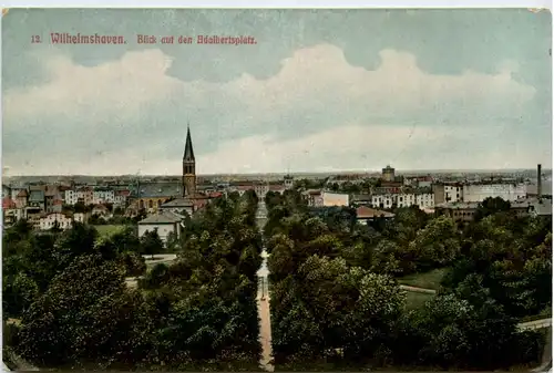 Wilhelmshaven - Blick auf den Adalbertsplatz -492250