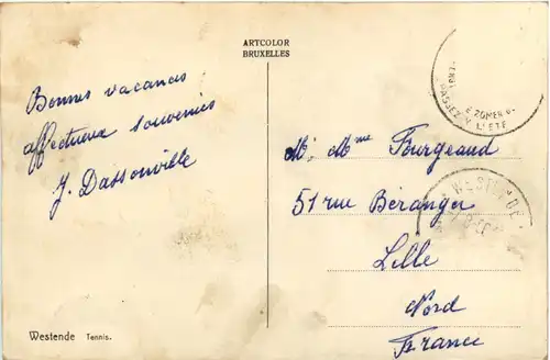 Westende - Tennis -492470