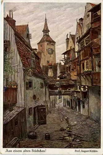 Künstlerkarte August Kühles -468704