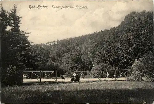 Bad Elster - Tennisplatz im Kurpark -492656