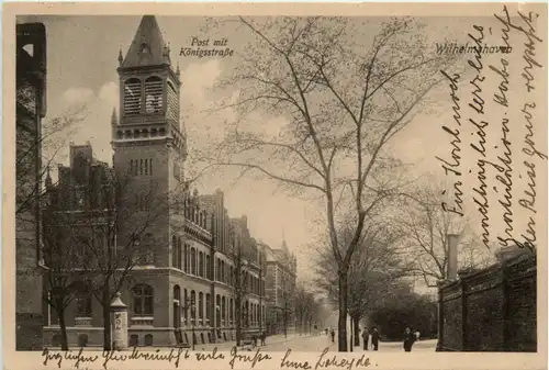 Wilhelmshaven - Post mit Königsstrasse -492294