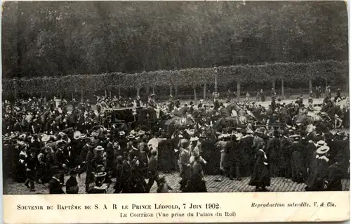 Bruxelles - Souvenir du Bapteme de SAR le Prince Leopold 1902 -97490