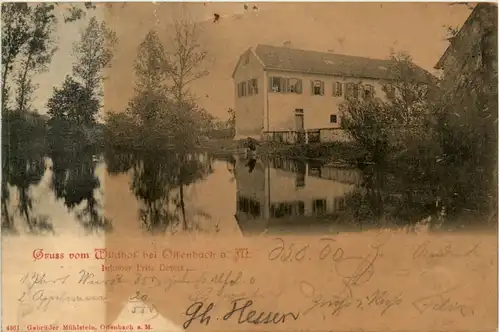 Gruss vom Wilhof bei Offenbach am Main -492690