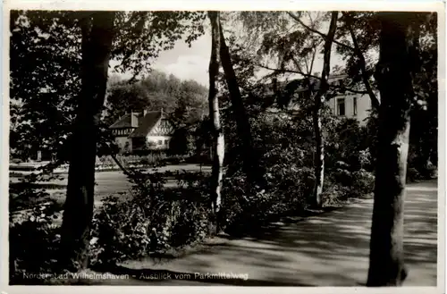 Wilhelmshaven - Ausblick vom Parkmittelweg -492112