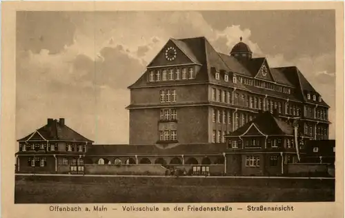 Offenbach am Main - Volksschule an der Friedensstrasse -492950