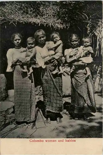 Colombo woman and babies -97862